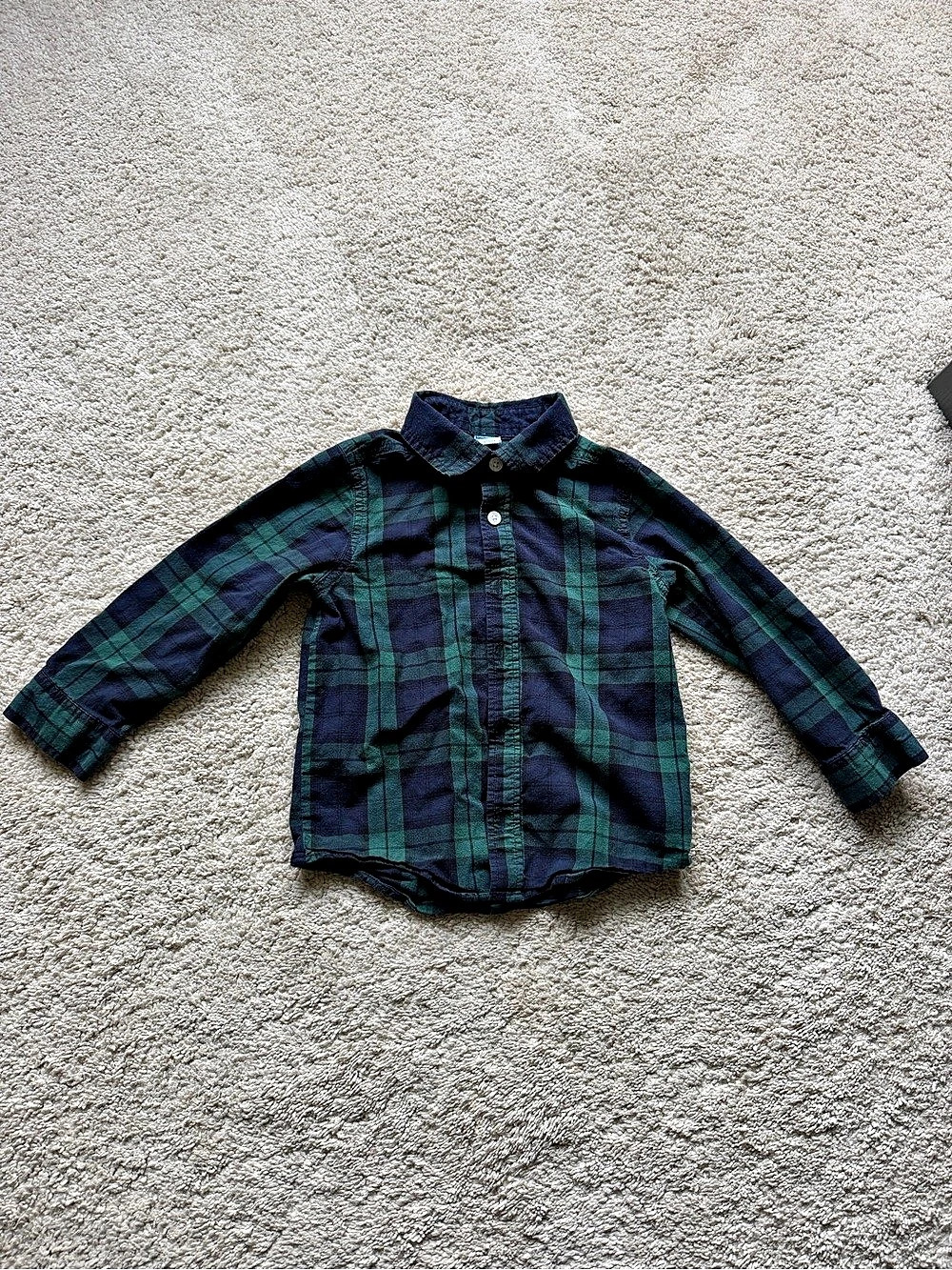 Old Navy Toddler Boys Long-Sleeve Plaid Flannel Shirt 4T